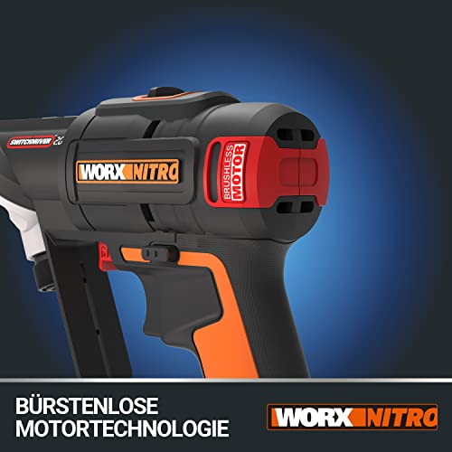 Worx WX177 NITRO Akku-Bohrschrauber Switchdriver mit 2 Akkus und Ladegerät
