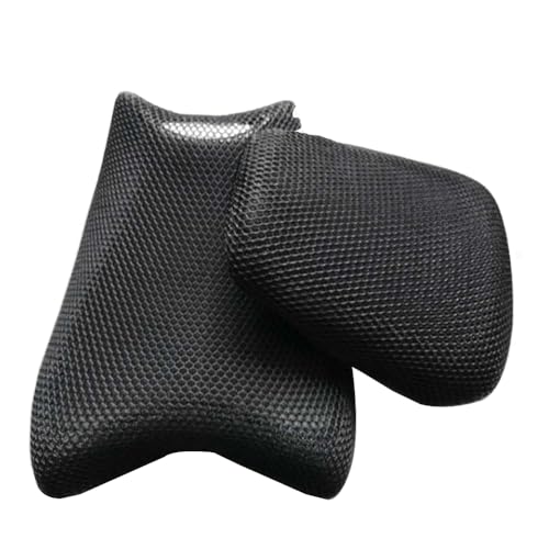 Drwcotu Motorcycle Front Rear 3D Mesh Seat Cover Heat Anti-Slip Insulation Seat Cushion Waterproof for Honda NC750X NC700X NC700XD NC700S