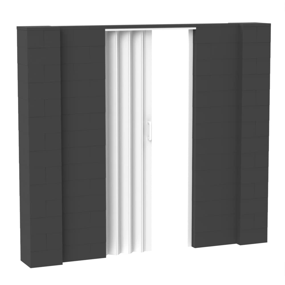 Buy EverBlock 8’ x 7’ Wall Kit with Accordion Door 3’ x 7’ Doorway