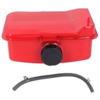 Dieseltank, Kraftstofftank mit ölleitung, Luftgekühlter Dieselmotor Benzintank mit Einfacher Installation Kraftstofftank Baugruppe für 186f 188f 192f 195f Rasenmäher und Autowaschanlagen