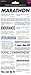 Sandylion Marathon Sticker, Phrases, 5.5 by 12-Inch, Clear by Sandylion