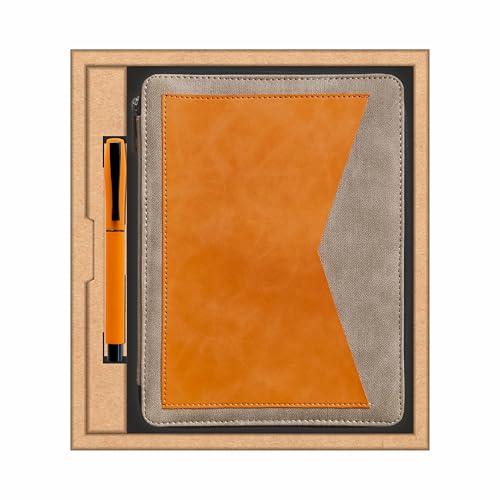 Carnet A5 Anupam Volt Elegance jaune de 160 pages avec fermeture magnétique