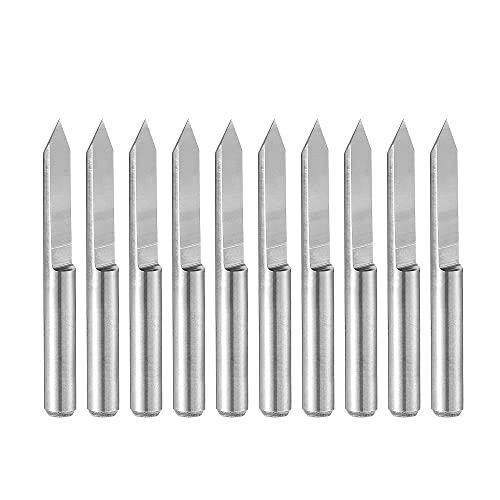 uxcell Wood Engraving Bit Solid Carbide 3.175mm 1/8