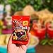 Sweetzo - Sweet and Spicy Pulparindo Mexican Candy, Colorful Bite Size Hard Shell with Tamarind Pulp Center, Individual Single Serving Bags, Hispanic Candies, Pack of 4