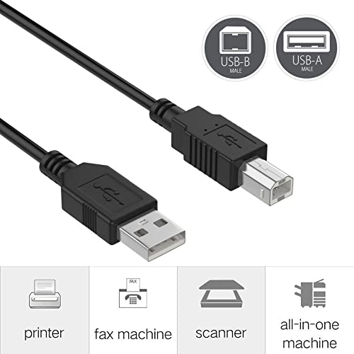 Dysead USB Cable Cord for Yamaha PSR-E333 PSR-E343 PSR-E353 PSR-E363 P71 NP-12 NP-32 - Thumbnail 2