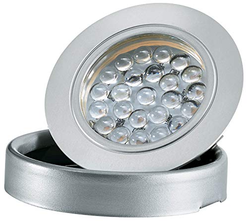 Tresco Lighting L-1EQPWNI-KIT 2.5W EquiLine Warm White Puck, Nickel Finish