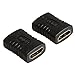 LINESO HDMI Female to Female Adapter Gold Plated High Speed HDMI Female Coupler 3D&4K Resolution