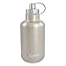EcoVessel THE BOSS TriMax Insulated Stainless Steel Beer Growler Bottle With Tea And Fruit Infuser - 64 Ounces - Silver Express