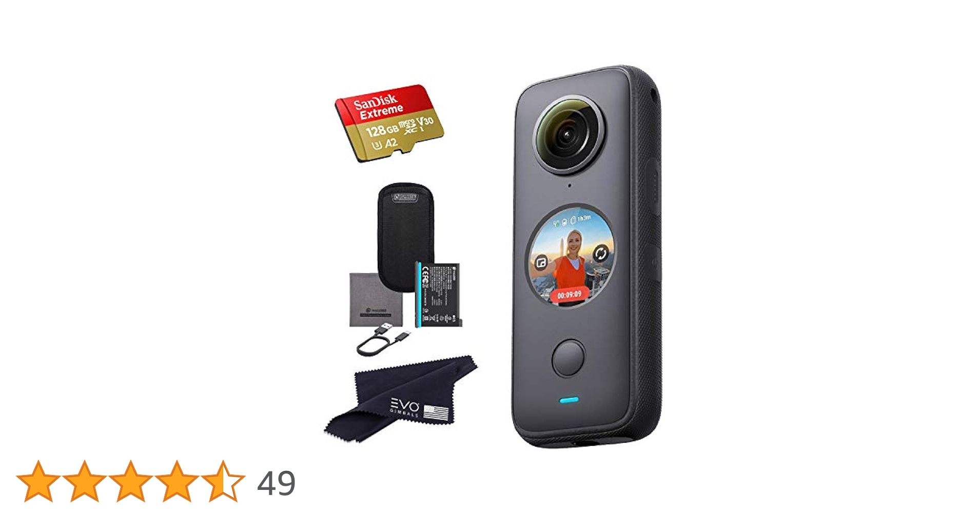 Amazon Canada: Insta360 ONE X2 360 Camera with Touchscreen