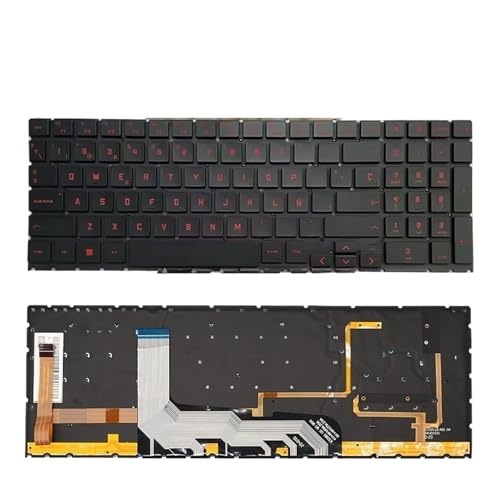 Clavier Russe-Espagnol pour Omen 15-EK rétroéclairé RGB TPN-Q280