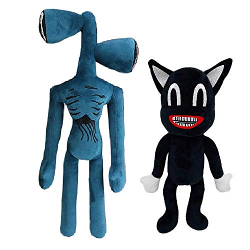 Tête de sirène en peluche pour anniversaire - Jouet bleu ultra doux