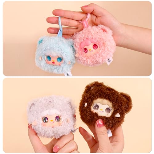 Perklzau Yooki Little Bear Surprise Doll, Plush Bag Charm Keychain Blind Boxes for Girls,Mystery Collectible Figures Gift for Teens&Adults - image 7