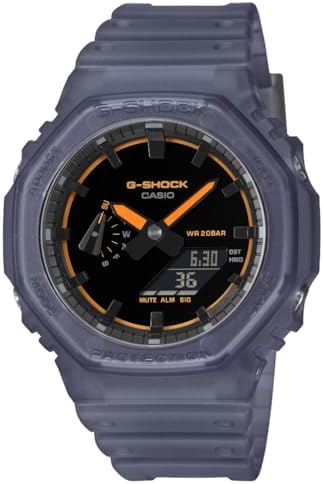 Casio G-Shock Smoke Light Analog-Digital Blue Resin Watch GA2100K-2A
