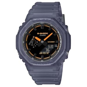 G-Shock Smoke Light Analog-Digital Blue Resin Watch GA-2100K-2ACR