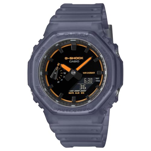 Casio G-Shock Smoke Light Analog-Digital Blue Resin Watch GA2100K-2A