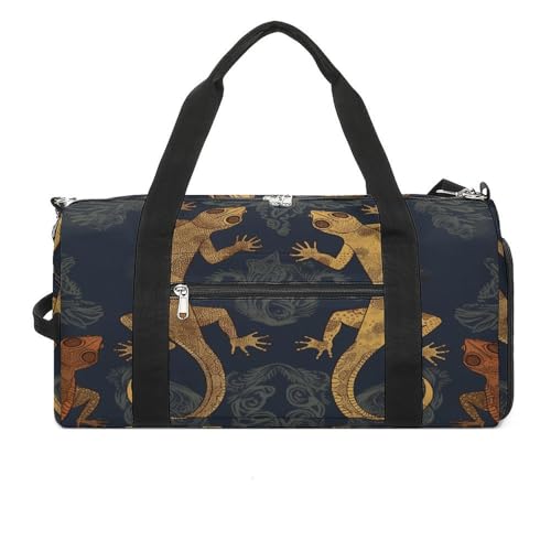 Sac de sport Gecko Lizards le compagnon idéal de vos séances de yoga et week-ends de voyage