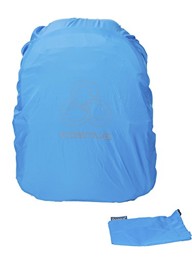 Image of Cosmus Rain & Dust Cover with Pouch for Laptop Bags and Backpacks (T. Blue)