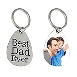 MEJOR REGALO: Puede regalar un llavero con foto personalizado como regalo a su madre, padre, novia, novio, hija, hijo, amigo en cumpleaños, Halloween, Acción de Gracias, Navidad, Año Nuevo, Día de San Valentín.