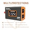 Inverter a onda sinusoidale pura, da 12 V CC a 220 V/230 V AC, display a LED, doppia porta USB 5 V/3,4 A, adatto per campeggio, camper, camion (1500 W) #5