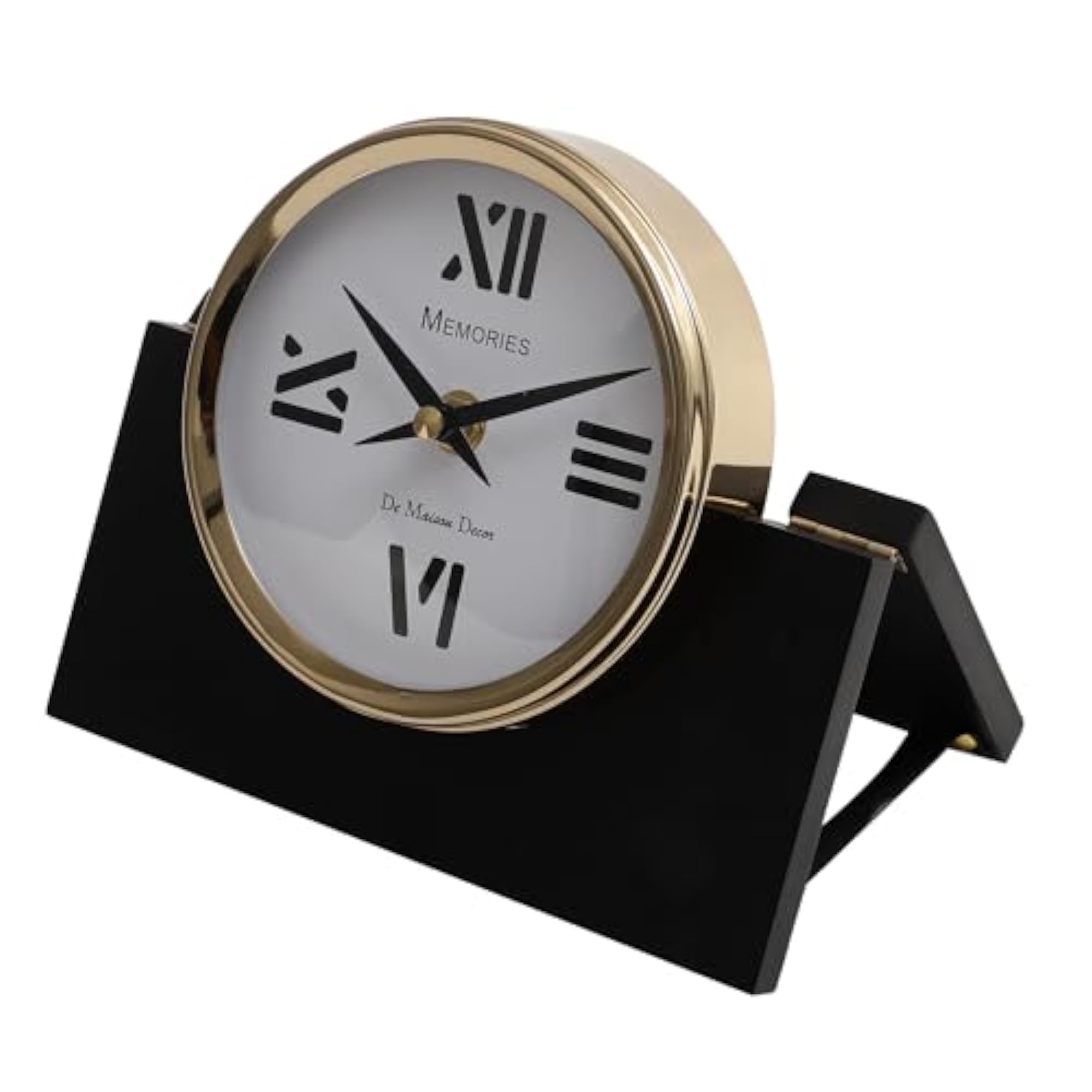 Handcrafted Marbellic Table Clock for Kids Room, Bedroom, Study Table