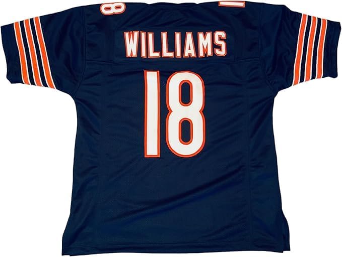 Caleb Williams Blue Jersey Youth Sizes Stitched Custom Football New No Brand/Logos
