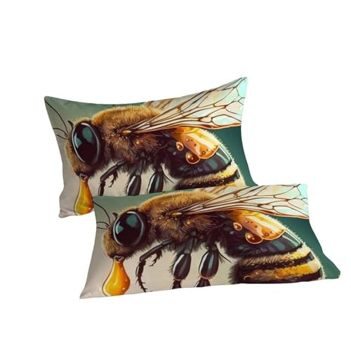 Housse de couette microfibre animaux pour lit king size 220x240 fermeture éclair