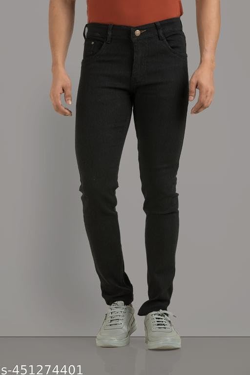 Image of Solid Stylish Mens Jeans