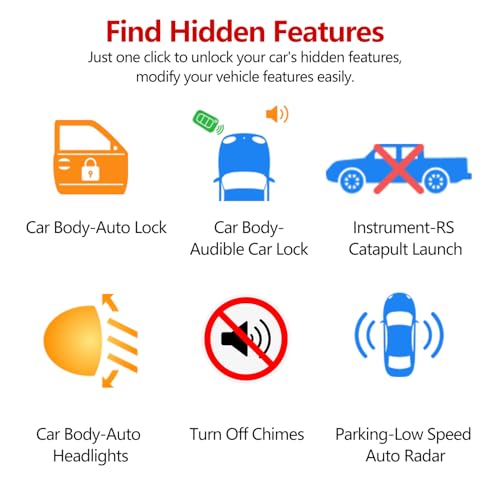 Tabscan Bluetooth OBD2 Scanner for Ford, Wireless Car Scanner Diagnostic Tool Check Engine Light with Unlock Hidden Features, No Subscription Fee, Wireless Car Code Reader Scan Tool for iOS & Android — view 3
