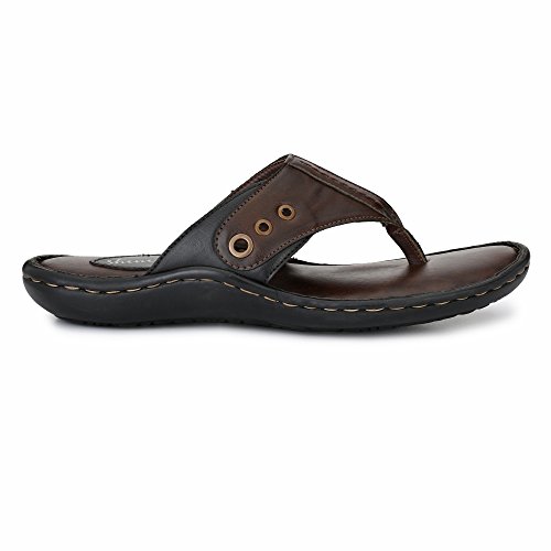 Shences Men's Black Synthetic Leather Casual Sandal : Amazon.in: Fashion