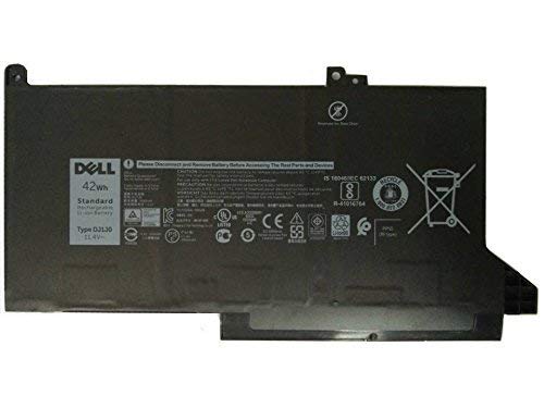 New Genuine Battery for Dell Latitude 7280 7480 42Whr 11.4V Battery DJ1J0