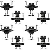 HESTYA 8 Pieces Kayak Drain Plug Kit Course Thread Drain Plug with 16 Pieces Screws Thread Drain...