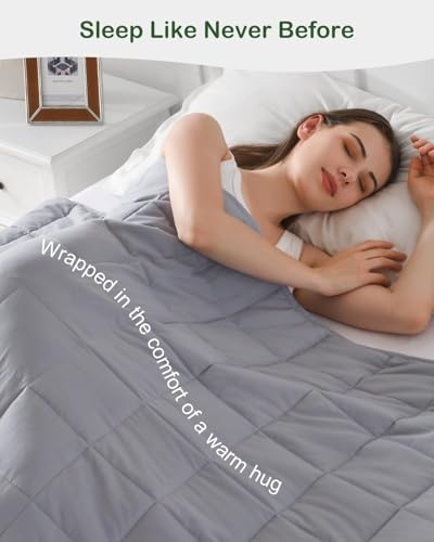 Sivio Gewichtsdecke 9kg Grau 150x200cm – Ansicht 2