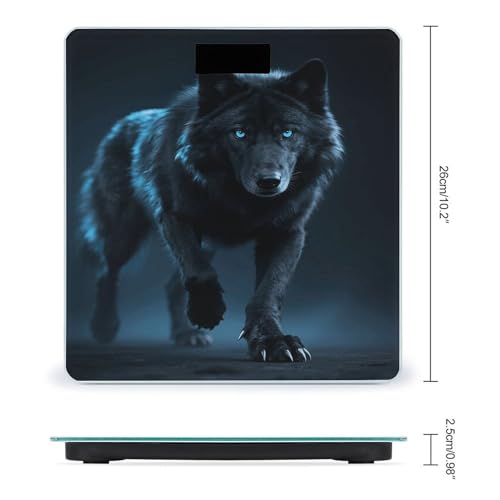 Báscula digital de baño VstaDank con pantalla LCD y vidrio templado miniatura 2