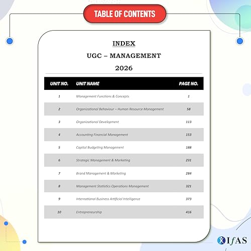 Image of UGC NET Management Book 2026 | 13 Years Previous Year Solved Papers ( 2014 - Jan 2026 ) with Detailed Solutions | Topic wise Paper 2 PYQ Book for UGC NET Management Exam | IFAS