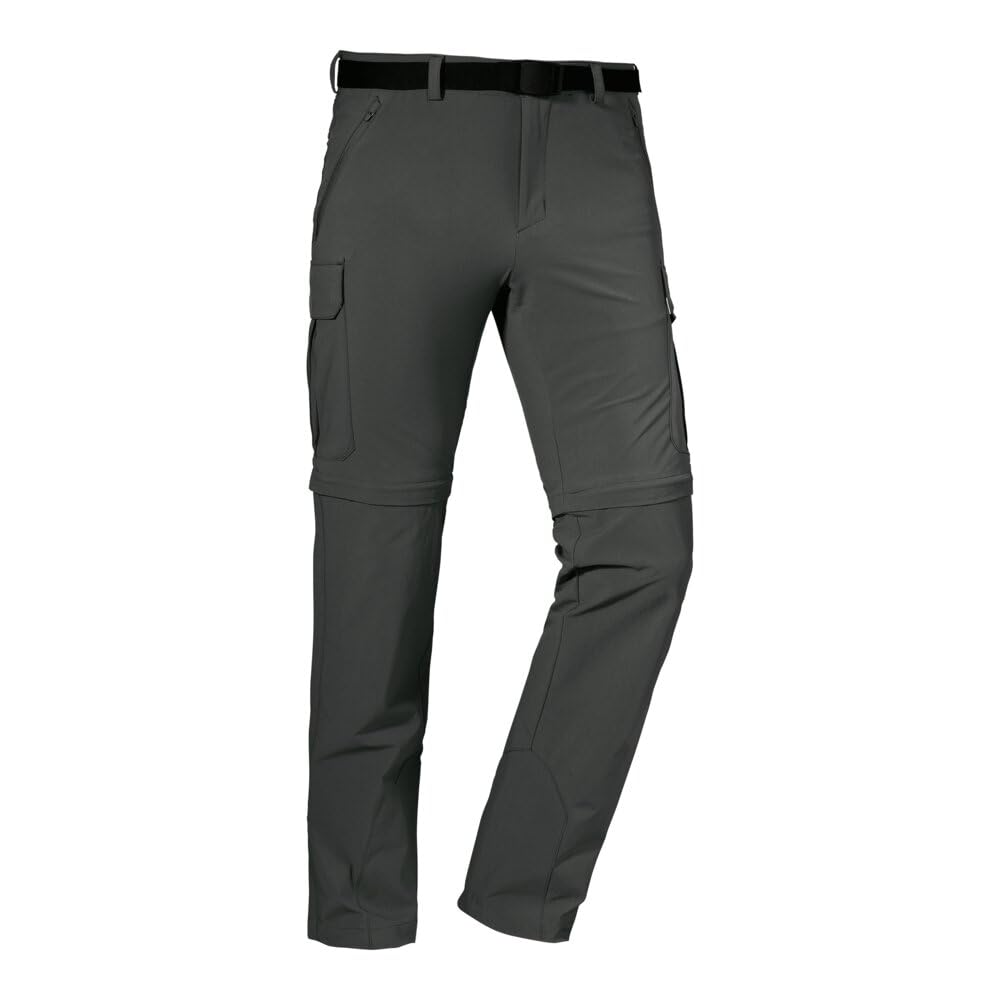 Schöffel Herren Pants Kyoto3, Zip Off Trekkinghose aus kühlendem 4-Wege-Stretchmaterial, funktionale Wanderhose mit UV-Schutz