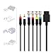Bitfunx RGB/rgbs Cable Compatible with The N64 64 SNES Video Consoles Composite Cable with Strong Stability F1l4(A)