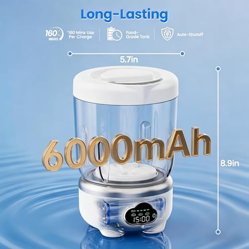 Image of Underwear Washing Machine, Portable Washing Machine, 1.6L Foldable Mini Washer with 3 Modes, Rechargeable Laundry Machine for Socks, Baby Clothes, Travel, RV, Apartment