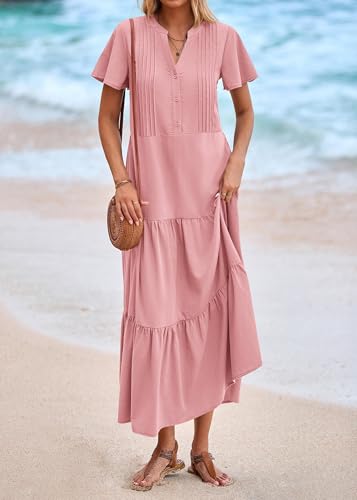 Image of KIRUNDO Summer Maxi Dresses for Women 2026