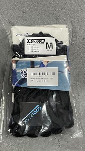 OrrinSports Meias de dedo do pé Coolmax acolchoadas com cinco dedos 3 pares de meias atléticas respi