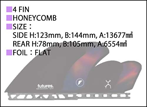 Amazon | Futures.(フューチャー) RTM HEX Machado QUAD 4FIN 4フィン