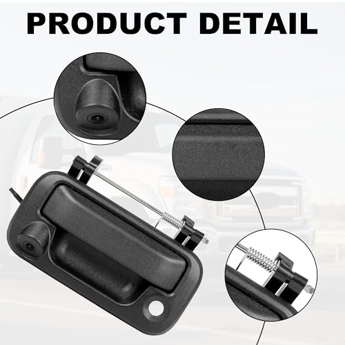 Image of PartsFlow 8L3Z-9943400-AC Tailgate Handle With Rear View Backup Parking Reverse Camera for 2004-2014 F150 F250 F350 F450 F550 Super Duty 2008-2018 Explorer Sport Trac 2007-2011 Mark LT 2006-2008