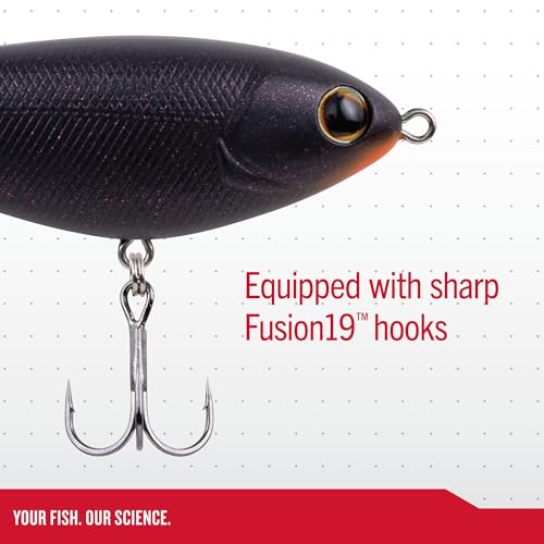 Berkley Choppo Topwater Fishing Lure - Appât Facile à Utiliser pour l'achigan et Les Poissons prédateurs, crée Une Perturbation maximale de la Surface et du Bruit - 9cm / Bone – vue 3