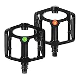 Mountainbike Pedale | rutschfeste Leichtbau Plattformpedale | Fahrradpedale aus Aluminiumlegierung...