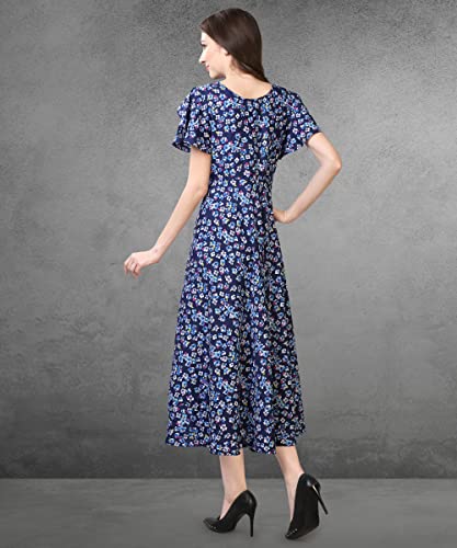 Image of QIQI Women's Crepe A-Line Maxi Casual Dress