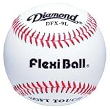 Diamond Sports DFX-9L Flexiball Leather Soft Touch Baseball (Sold by the DZ.)