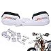 Handschutz Motorrad Handprotektoren Universal Motocross Handschützer 7/8"und 1 1/8" Lenker Für Dirt Bike 300exc 400exc h.o.n.d.a Yamaha Kawasaki Suzuki Motocross Enduro Supermoto (Weiß)