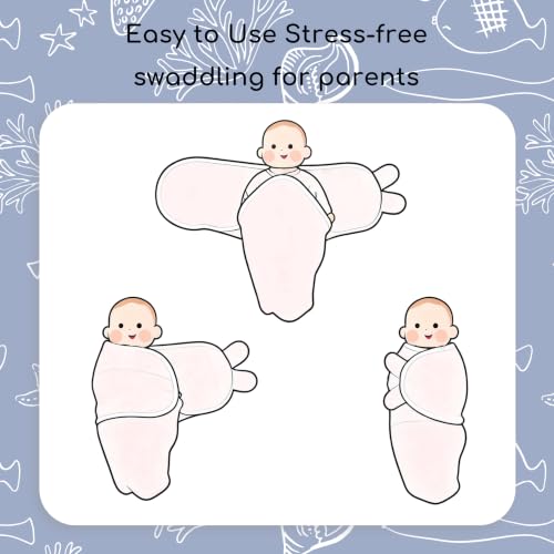 Image of Cotton Swaddles for Newborns, Baby Newborn Swaddle 0-3 Month