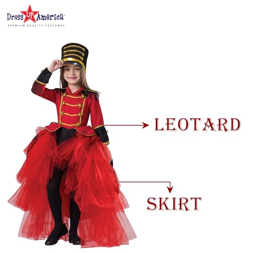 Dress Up America Costume Da Banda Majorette - Costume Da Schiaccianoci Per Ragazze - Uniforme Da Soldatino Giocattolo Per Bambini - Nutcracker Costume - 2