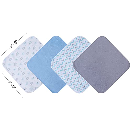 Image of Viviland Baby Washcloths 24 Pack, Toddler Wash Cloths for Bath, Super Soft & Absorbent Bath Towel for Newborn and Infants, Baby Towels Care for Baby's Sensitive Skin