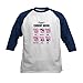 CafePress Peppa Pig Current Mood Baseball Jersey Kids Cotton Baseball Jersey, 3/4 Raglan Sleeve Shirt Navy/White